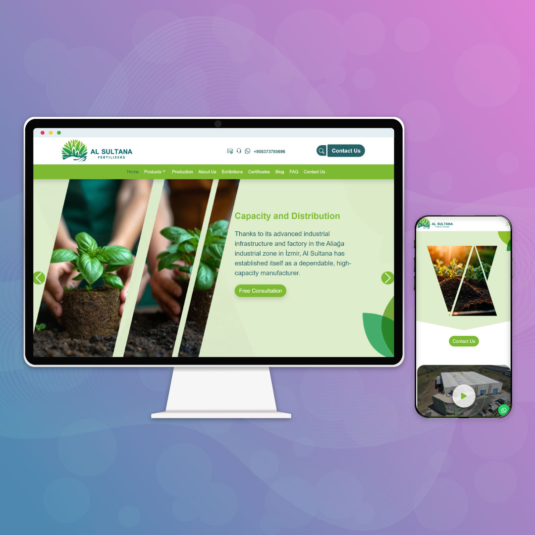 Alsultana Fertilizer Website