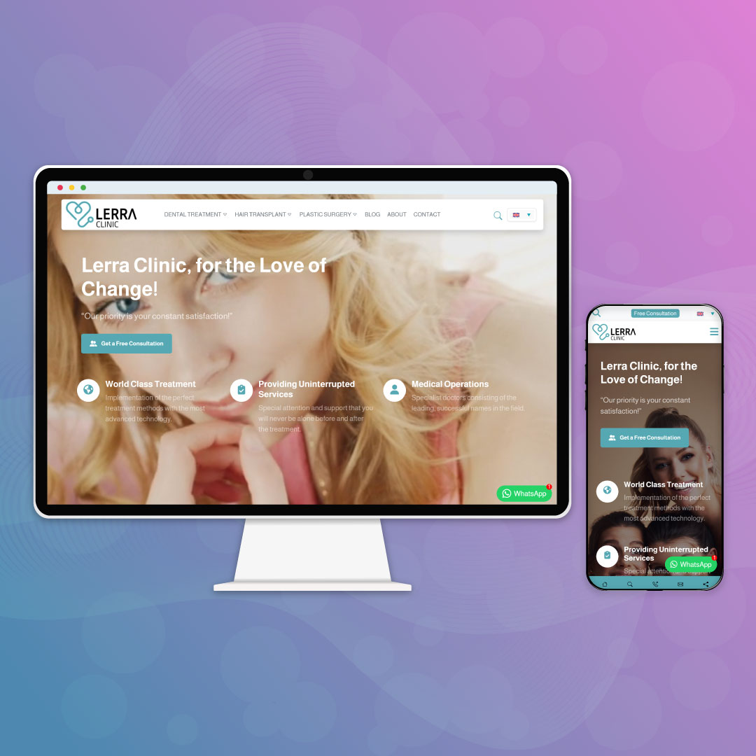 Lerra Clinic Website