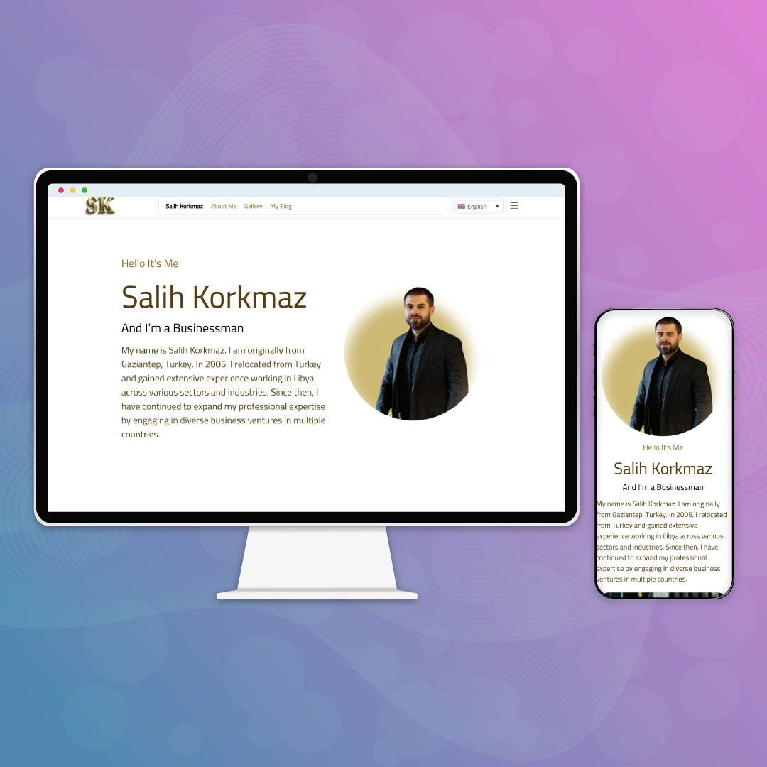 Salih Korkmaz Website